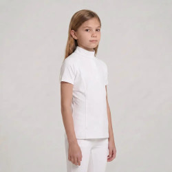 Wedstrijdshirt meisjes klassiek korte mouw wit maat 160 kinderen Wit Wedstrijdshirt meisjes klassiek korte mouw wit maat 160 kinderen Wit