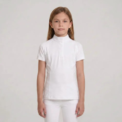 Wedstrijdshirt meisjes klassiek korte mouw wit maat 160 kinderen Wit Wedstrijdshirt meisjes klassiek korte mouw wit maat 160 kinderen Wit