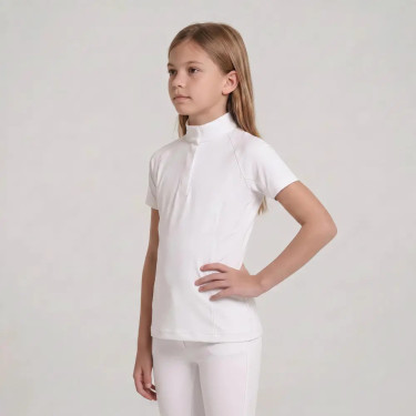 Wedstrijdshirt meisjes klassiek korte mouw wit maat 160 kinderen Wit Wedstrijdshirt meisjes klassiek korte mouw wit maat 160 kinderen Wit