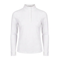 Meisjes wedstrijdshirt wit langemouw maat 160 | Ruitersport