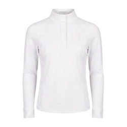 Wedstrijdshirt meisjes klassiek lange mouw wit maat 160 kinderen kinderen Wit