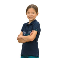Kinderpolo Uripa Flags & Cup Marineblauw