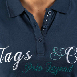 Polo Kind Uripa Flags & Cup Bleu émeraude Polo Kind Uripa Flags & Cup Bleu émeraude