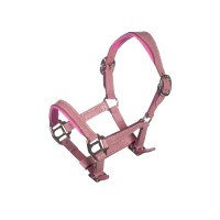 Lederen halster Pink Hobby Horsing - HKM