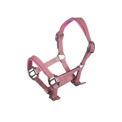 Lederen halster Pink Hobby Horsing - HKM