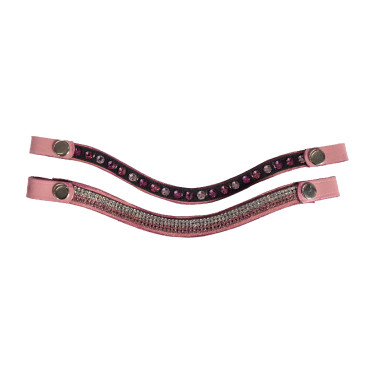 Leren hoofdstel Pink Hobby Horsing HKM Leren hoofdstel Pink Hobby Horsing HKM