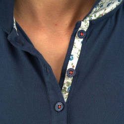 Polo Dames Maringa Flags & Cup Marineblauw Polo Dames Maringa Flags & Cup Marineblauw