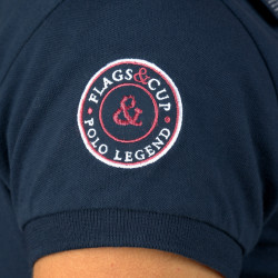 Polo Meisje Frankrijk Limited Edition Flags & Cup Marineblauw Polo Meisje Frankrijk Limited Edition Flags & Cup Marineblauw