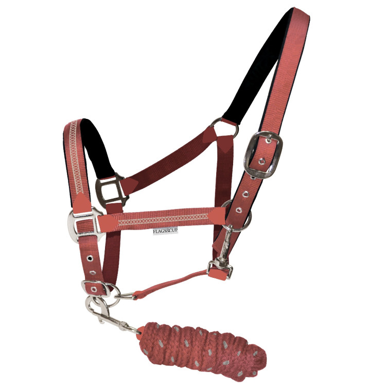 Set Halster En Longe Colca Vlaggen & Beker