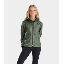 Short Raintech waterdichte korte damesrijjas Horse Pilot dames Bosnacht