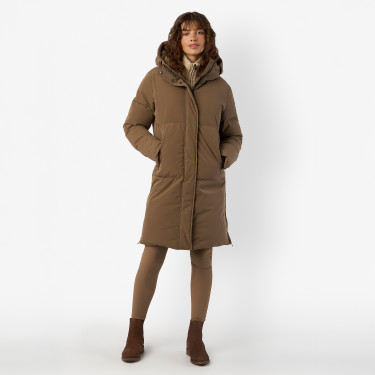 Parka HV Polo Rowan dames Pecan Beige