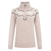 Pullover HV Polo Josie dames Natuurlijk Bruin
