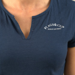 Dames T-Shirt Ocana Flags & Cup Dames T-Shirt Ocana Flags & Cup