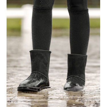Enkellaarsjes ELT Rainless Suède Zwart