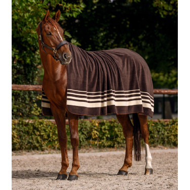 Dikke Waldhausen fleece deken Sölden Espresso Bruin Dikke Waldhausen fleece deken Sölden Espresso Bruin