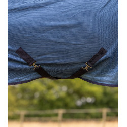 Waldhausen FlyControl anti-vliegendeken met halsstuk Blauw