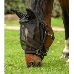 Anti-vliegenmasker paard met oren – Waldhausen Premium Anti-vliegenmasker paard met oren – Waldhausen Premium