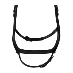 Waldhausen X-Line Relaxation hoofdstel met anatomische neusriem Zwart