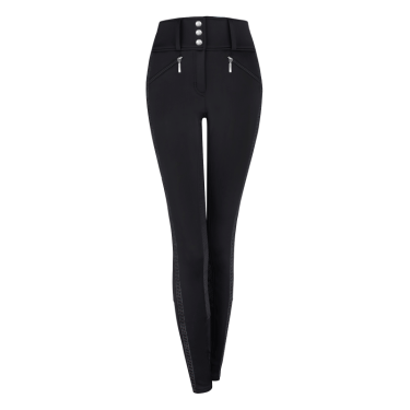 Rijbroek ELT Elisa met hoge taille voor het tussenseizoen Zwart