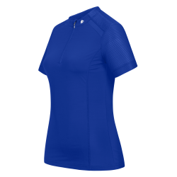 Functioneel ELT-rits-T-shirt Nancy Saffierblauw