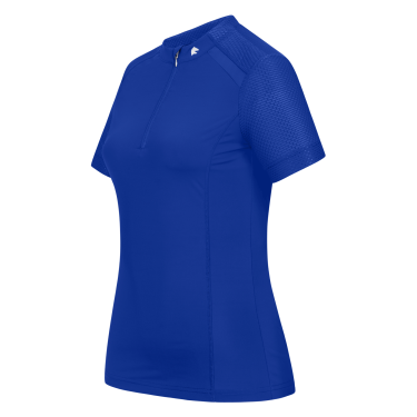 Functioneel ELT-rits-T-shirt Nancy Saffierblauw