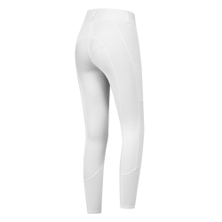 ELT rijbroek met hoge taille Essential siliconen Wit