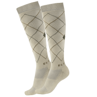 ELT Argyle paardrijsokken Zwart / steenblauw ELT Argyle paardrijsokken Zwart / steenblauw