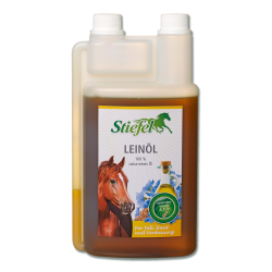 Lijnzaadolie voor paarden – Stiefel | Rijk aan omega’s
