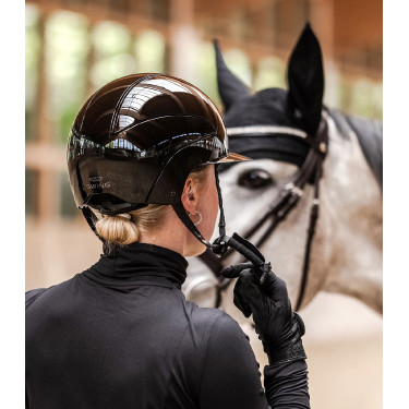 Swing H24 Lady glanzend helm Glanzend zwart
