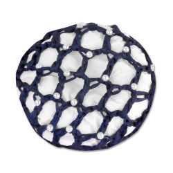 Waldhausen haarnet met parels Blauw