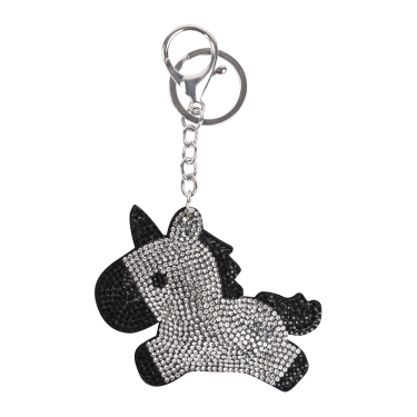 Porte-clés Waldhausen Licorne Zilver / zwart