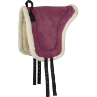 Pad voor rijden zonder zadel Waldhausen Soft Bordeaux