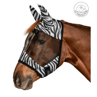 Waldhausen Zebra vliegenmasker Zwart / wit