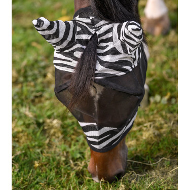 Waldhausen Zebra vliegenmasker Zwart / wit