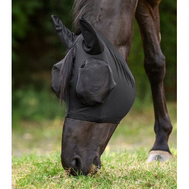 Waldhausen Puck vliegenmasker Zwart