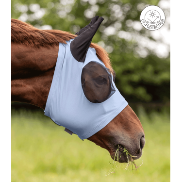 Waldhausen Puck vliegenmasker Pastelblauw