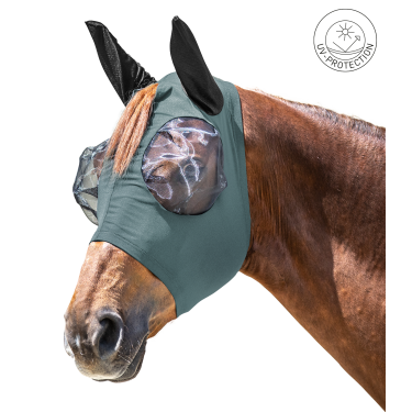 Vliegenmasker paard Waldhausen Puck – rits en comfort