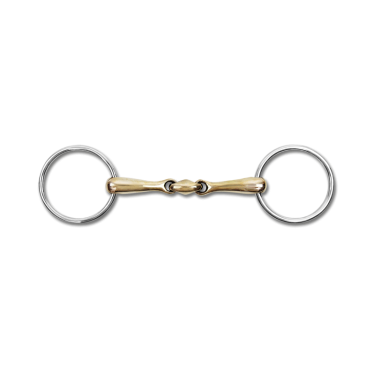 Paardenbit 2 ringen Cupris dubbel gebroken | Waldhausen Paardenbit 2 ringen Cupris dubbel gebroken | Waldhausen
