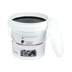 Waldhausen zwarte ledervet 500 ml Zwart