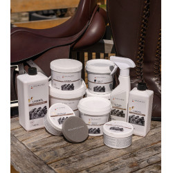 Waldhausen zwarte ledervet 500 ml Zwart