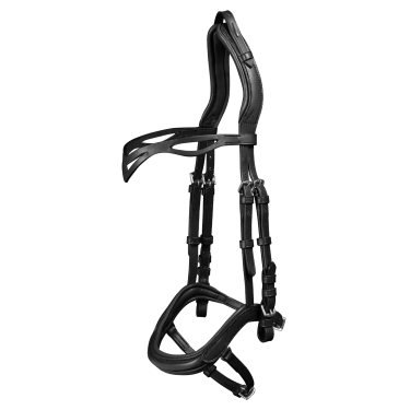 Waldhausen IJslands anatomisch hoofdstel Zwart / zilver