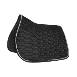 Zadeldoek Waldhausen Ancona Zwart / zilver
