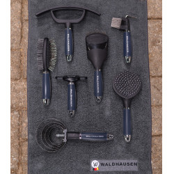 Waldhausen borstel met lange haren en gelhandvat Zwart