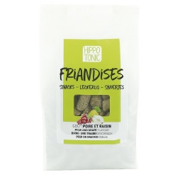 Snoepjes voor paarden met peer- en druivensmaak Hippotonic Snoepjes voor paarden met peer- en druivensmaak Hippotonic