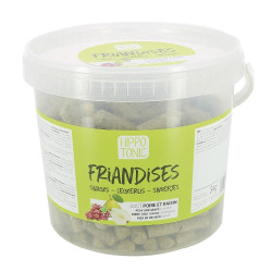 Paarden snoepjes met peren- en druivensmaak Hippotonic Paarden snoepjes met peren- en druivensmaak Hippotonic