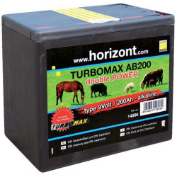 Horizont Turbomax AB200 batterij 9 V - 200 AH Horizont Turbomax AB200 batterij 9 V - 200 AH