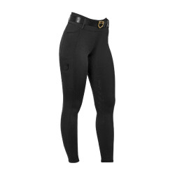Meisjeslegging met hoge taille full grip met lusjes Equestro kinderen