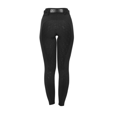 Meisjeslegging met hoge taille full grip met lusjes Equestro kinderen