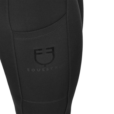 Meisjeslegging met hoge taille full grip met lusjes Equestro kinderen