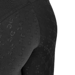 Meisjeslegging met hoge taille full grip met lusjes Equestro kinderen